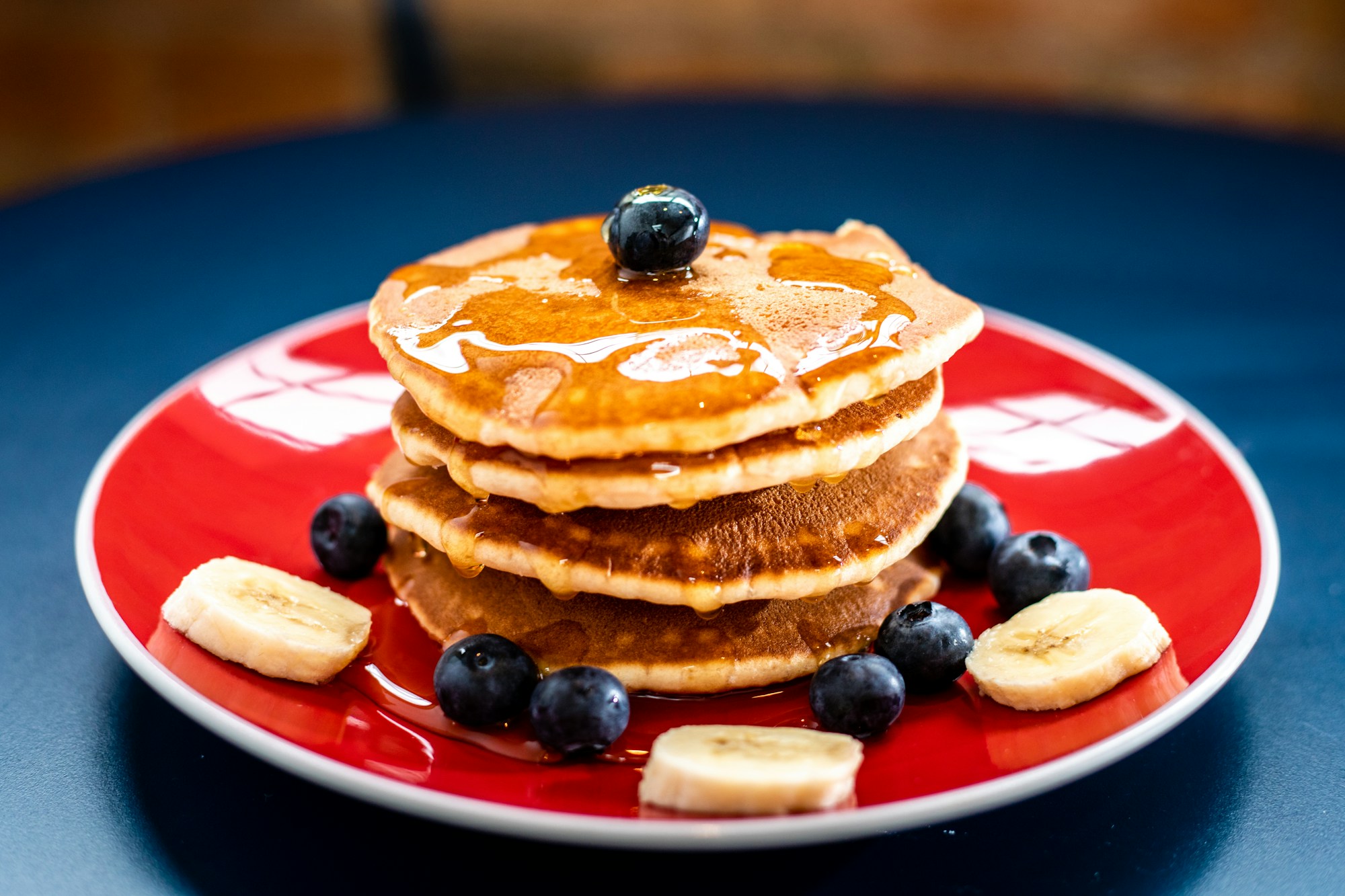 Seasonal soufflé pancakes